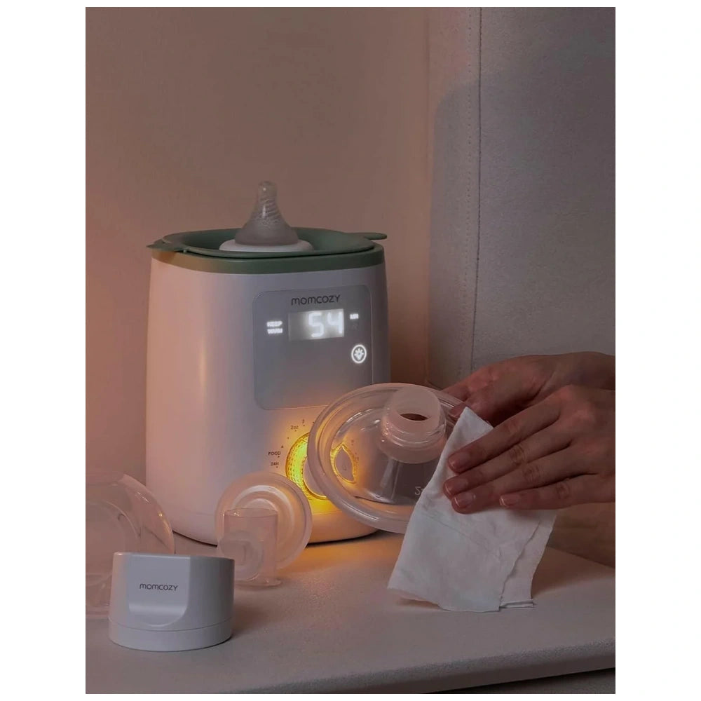 Momcozy Natural Breast Pump Wipes for On-the-Go Part Cleaning (30 Count)