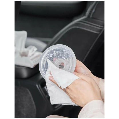 Momcozy Natural Breast Pump Wipes for On-the-Go Part Cleaning (30 Count)