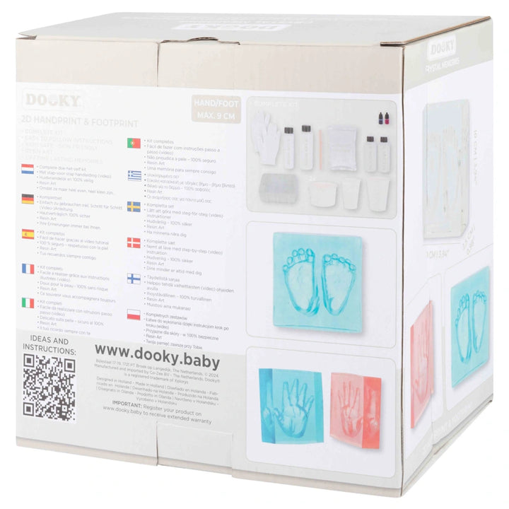 Dooky Crystal Memories 2D Hand & Footprint