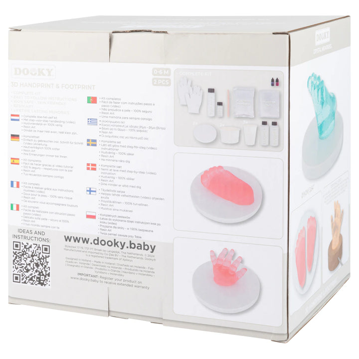 Dooky Crystal Memories 3D Hand & Footprint
