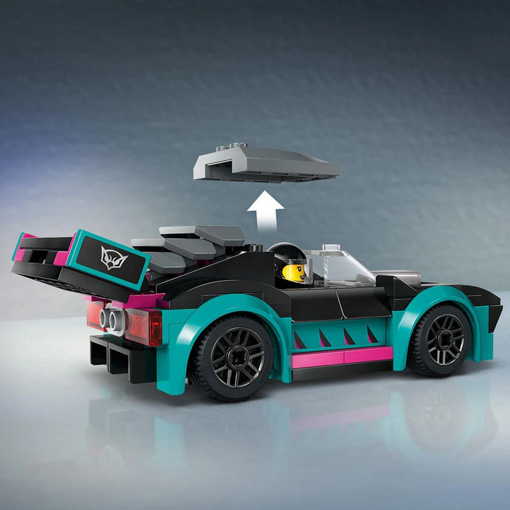 Lego Race Car and Car CarrierTruck