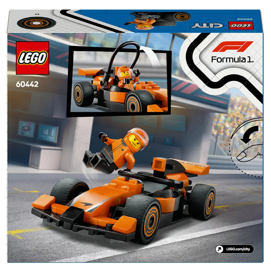 LEGO F1Driver with McLaren Race Car