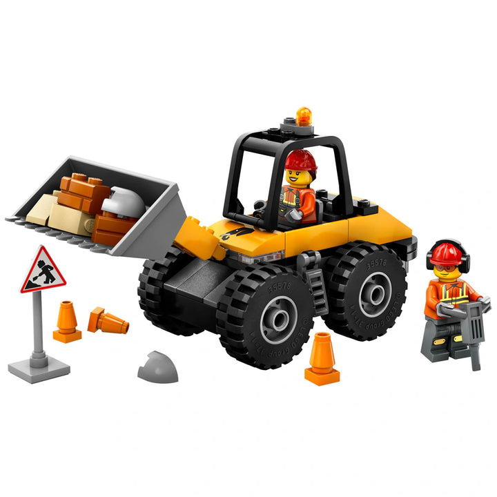 Lego City Yellow Construction Wheel Loader Buildable Vehicle Set