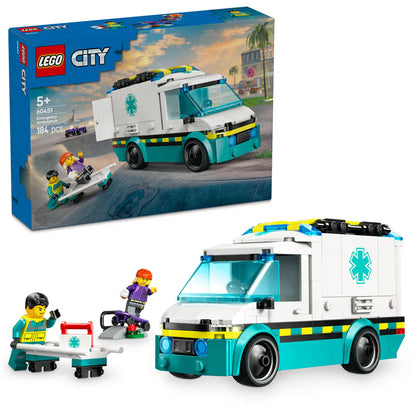 Lego City Emergency Ambulance Toy Truck Building Set