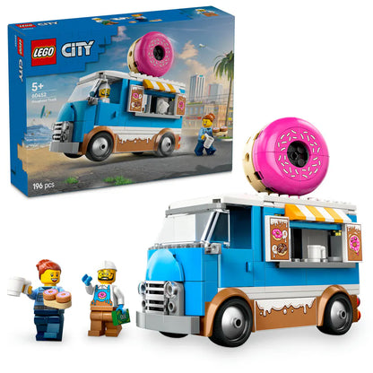 Lego City Doughnut Truck Playset Vendor Vehicle Toy