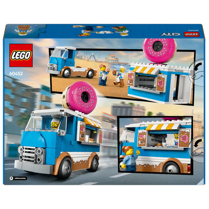 Lego City Doughnut Truck Playset Vendor Vehicle Toy