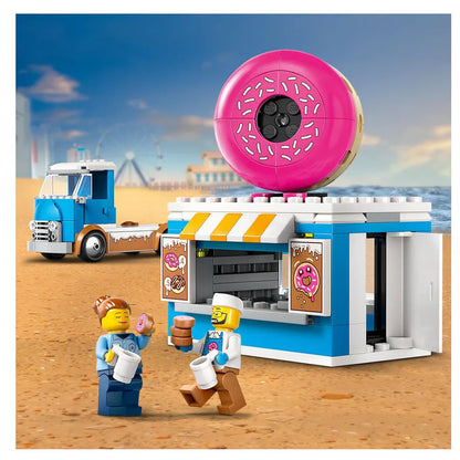 Lego City Doughnut Truck Playset Vendor Vehicle Toy
