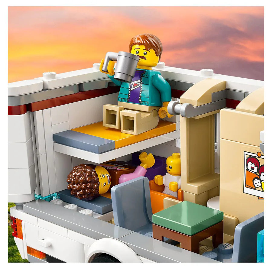 Lego City Holiday Adventure Camper Van Toy Vehicle Set