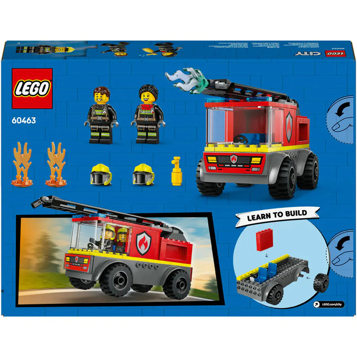 Lego City Fire Engine With Ladder Firefighter Toy Vehicle Gift
