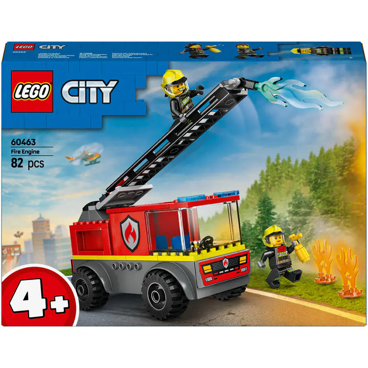 Lego City Fire Engine With Ladder Firefighter Toy Vehicle Gift