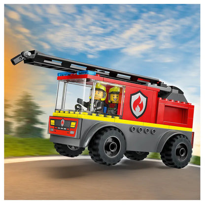 Lego City Fire Engine With Ladder Firefighter Toy Vehicle Gift
