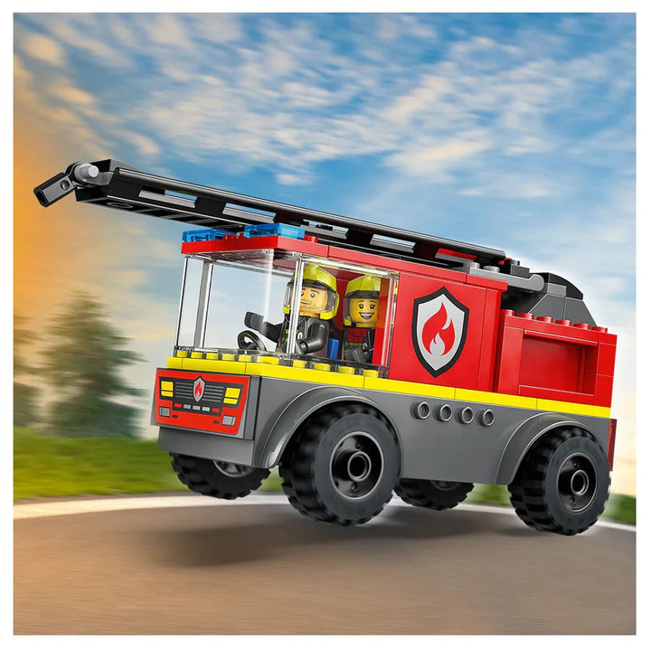 Lego City Fire Engine With Ladder Firefighter Toy Vehicle Gift