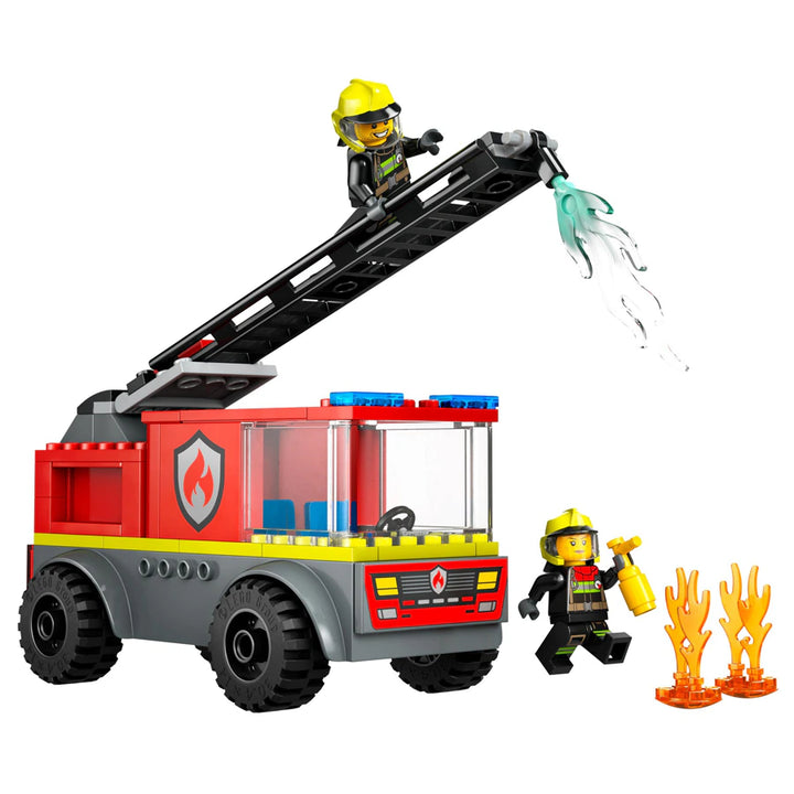 Lego City Fire Engine With Ladder Firefighter Toy Vehicle Gift