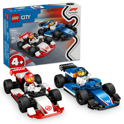 Lego F1Williams Racing & Haas F1Race Cars