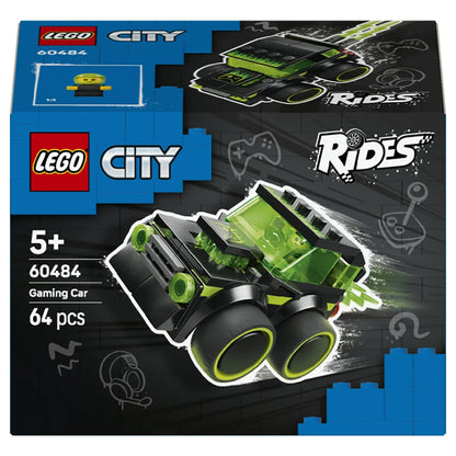 LEGO City Rides Gaming Race Car 60484 Building Toy Set (64 Pieces)