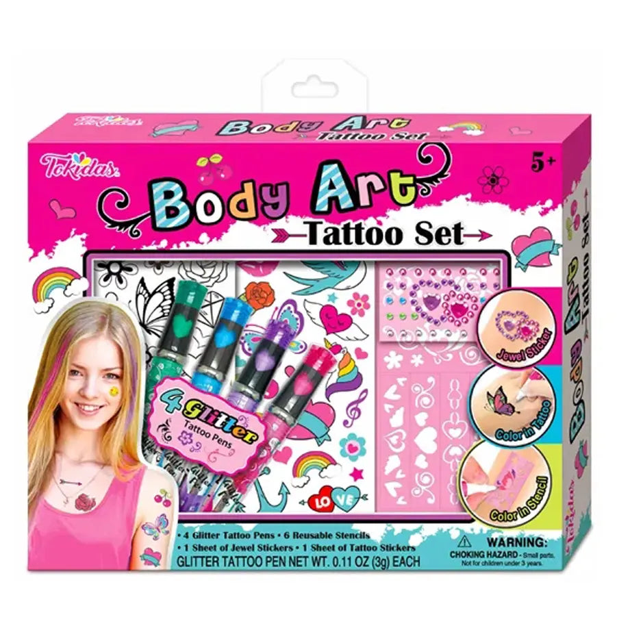 Pecoware Body Art Tattoo Set