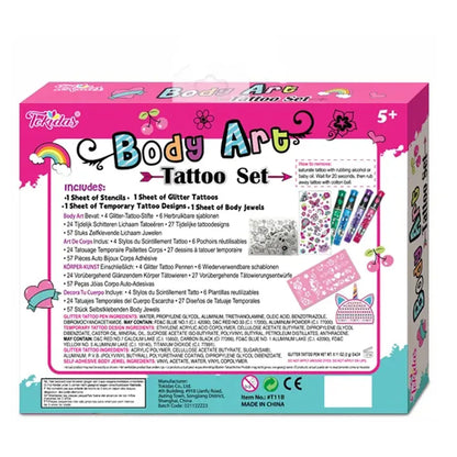 Pecoware Body Art Tattoo Set