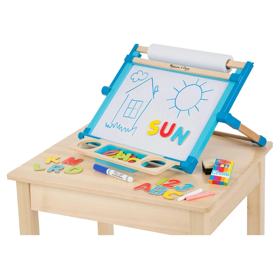 Melissa and Doug Double-Sided Magnetic Tabletop Easel