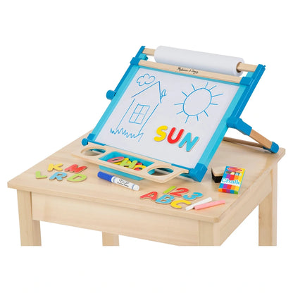 Melissa and Doug Double-Sided Magnetic Tabletop Easel
