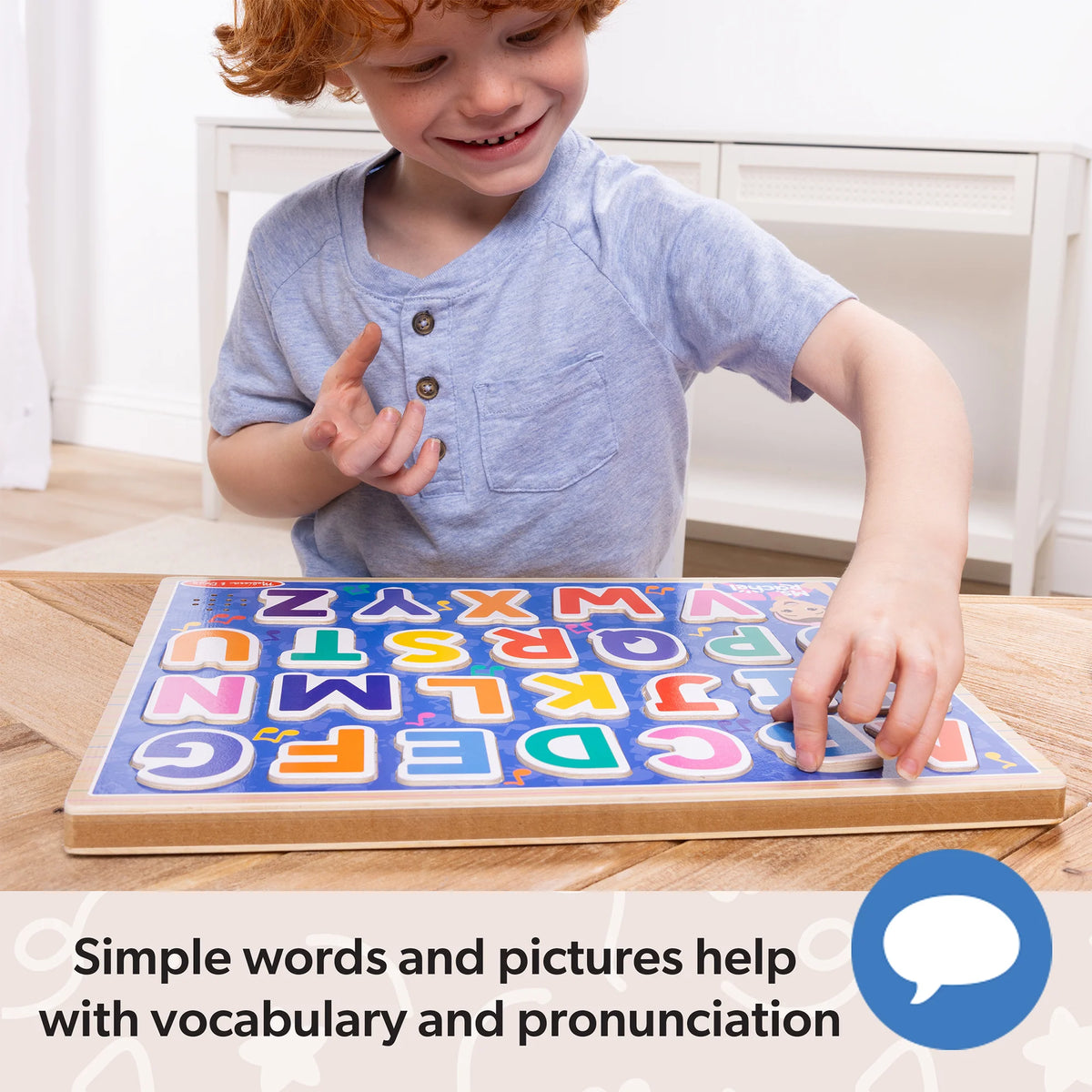 Melissa and Doug Ms. Rachel Alphabet & Phonics Sound Puzzle