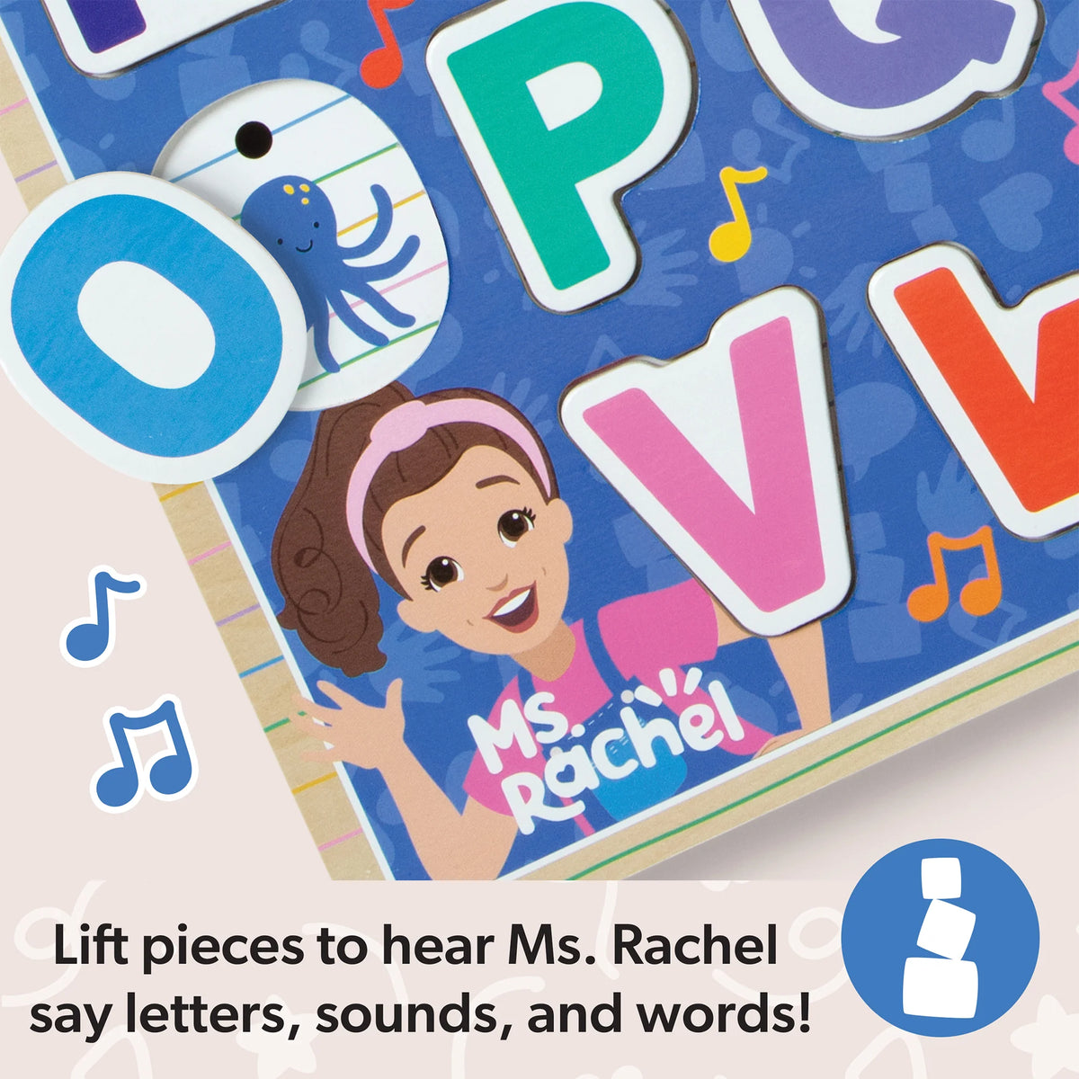 Melissa and Doug Ms. Rachel Alphabet & Phonics Sound Puzzle