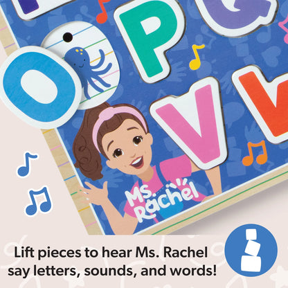 Melissa and Doug Ms. Rachel Alphabet & Phonics Sound Puzzle