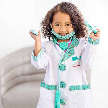 Melissa and Doug Doctor Role Play Dress-Up Costume Set