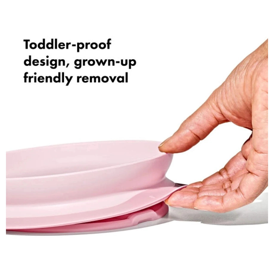 OXO TOT Stick & Stay Suction Plate (Blossom)