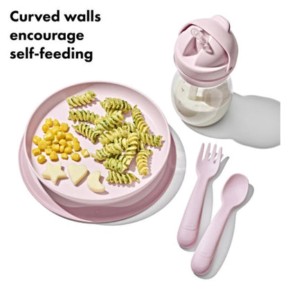 OXO TOT Stick & Stay Suction Plate (Blossom)