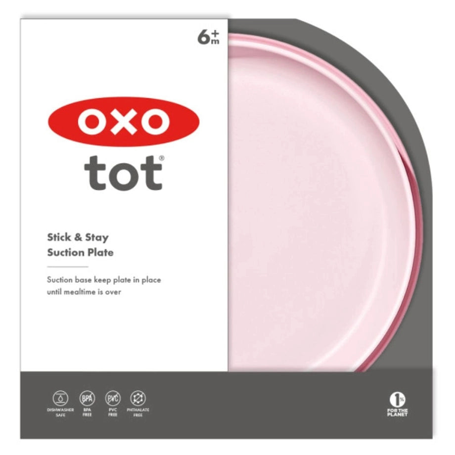 OXO TOT Stick & Stay Suction Plate (Blossom)