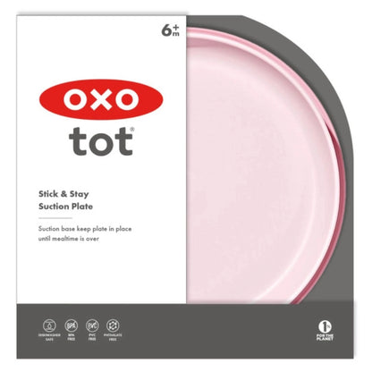 OXO TOT Stick & Stay Suction Plate (Blossom)