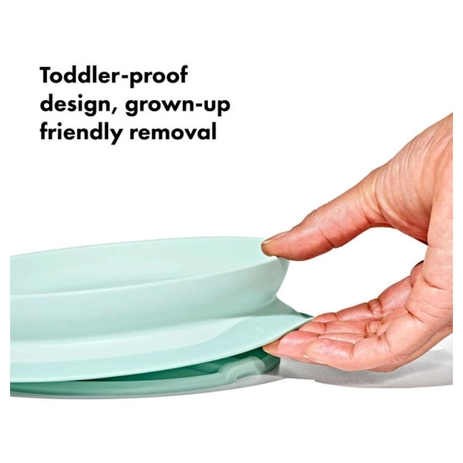 OXO TOT Stick & Stay Suction Plate (Opal)