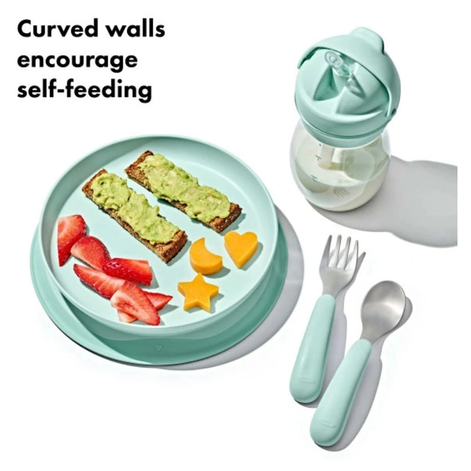 OXO TOT Stick & Stay Suction Plate (Opal)