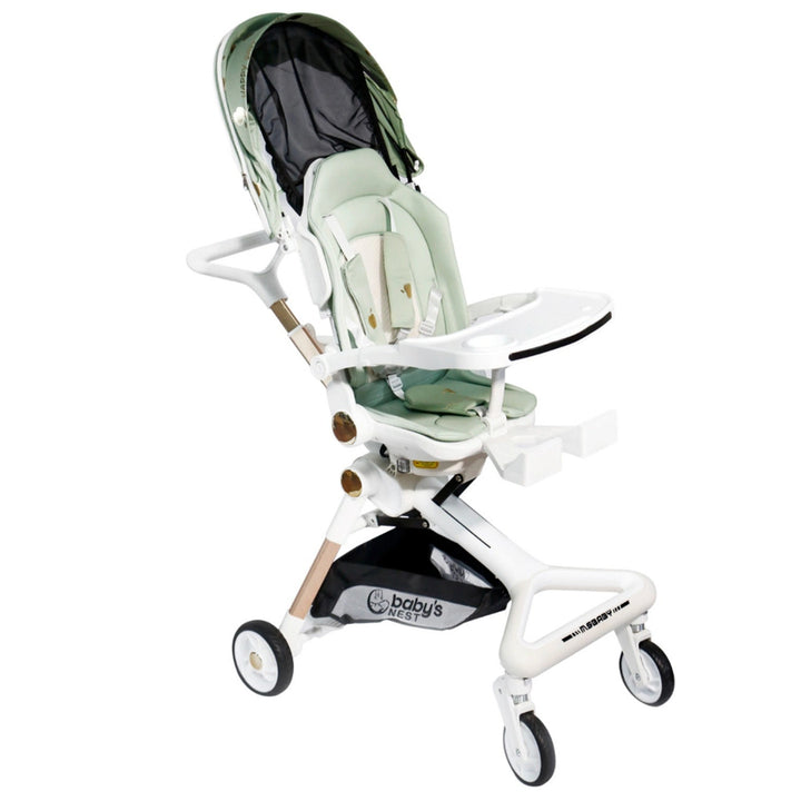 Baby's Nest 2 in 1 Stroller (Misty Teal)