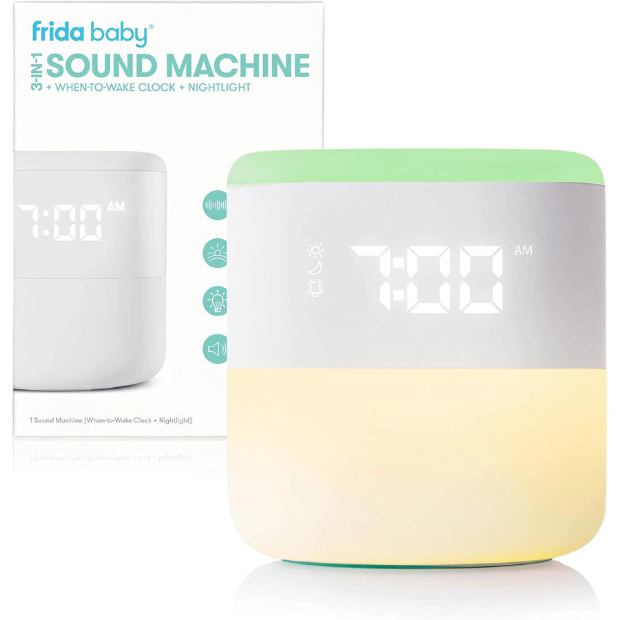 Frida Baby 3-in-1 Sound Machine + When-To-Wake Clock + Nightlight