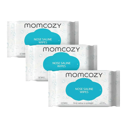 Momcozy Nose Saline Baby Wipes (Pack of 12)