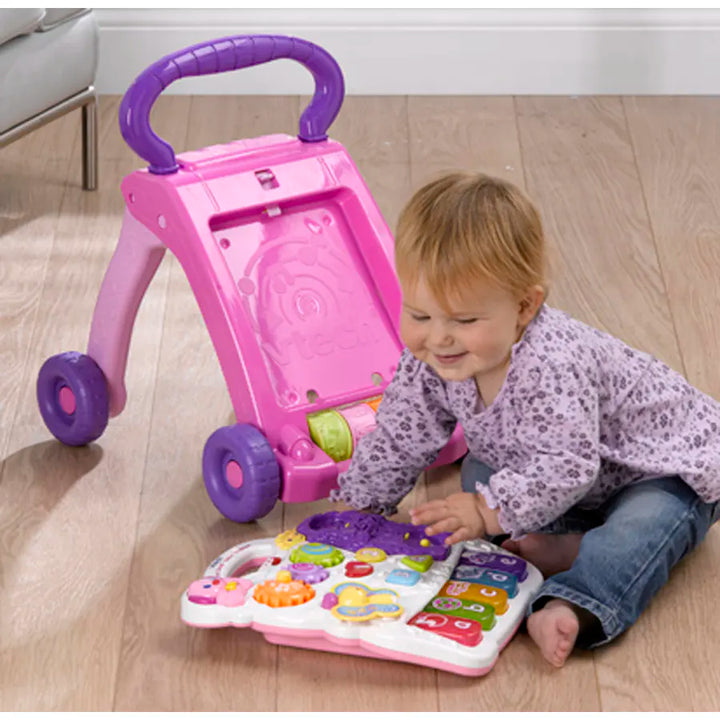 Vtech First Steps Baby Walker Pink Red Best price at Halamama Halamama