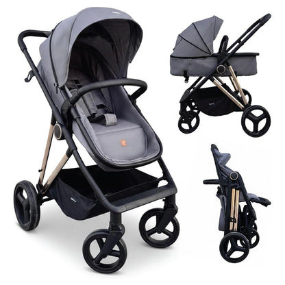Nurtur Baby Stroller (Grey)