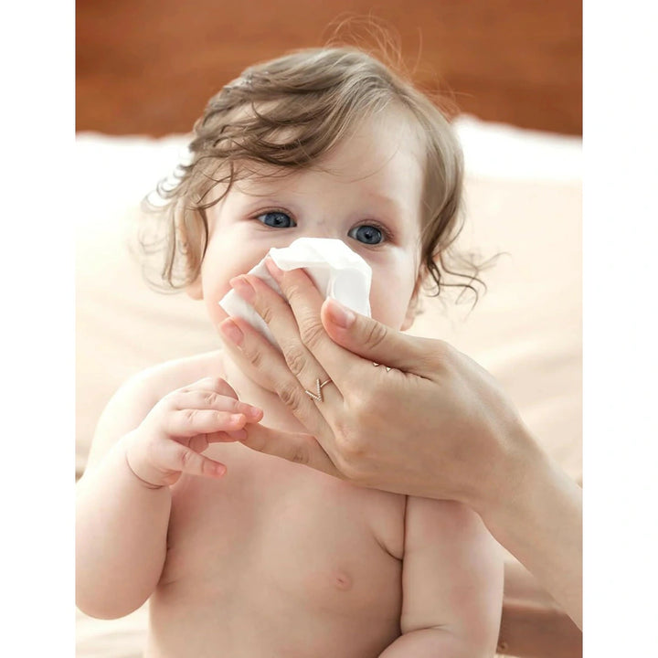Momcozy Nose Saline Baby Wipes (Pack of 12)