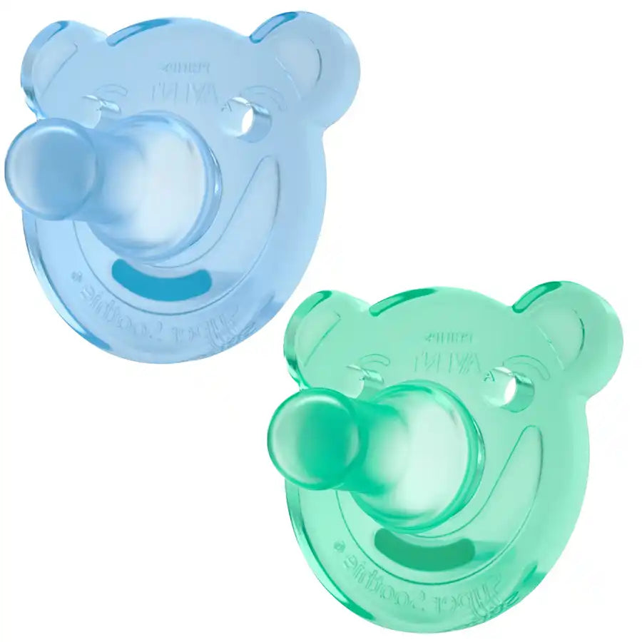 Philips Avent Soothie Sil 3m+ Boy (Pack of 2) - SCF194/04