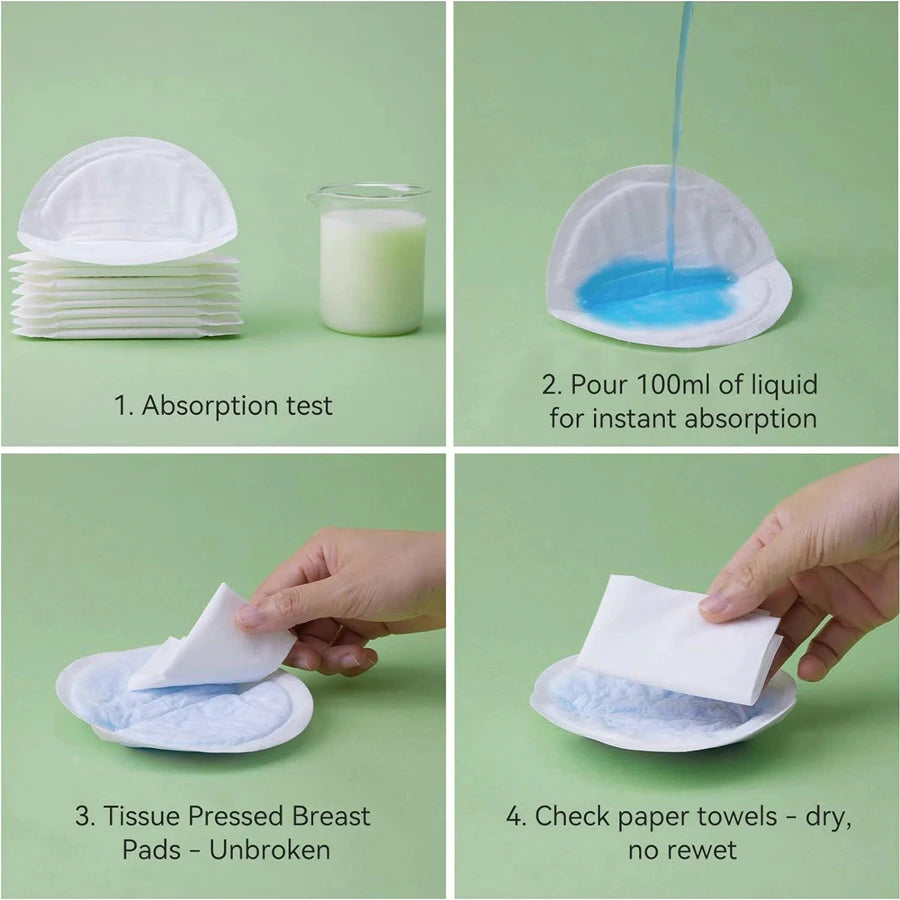 Momcozy Bamboo Fiber Disposable Nursing Pads (Pack of 80)
