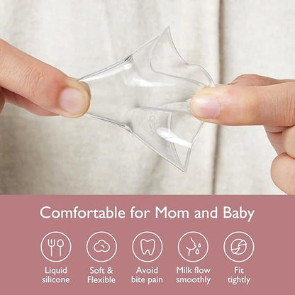 Momcozy Contact Nipple Shields with Carry Case
