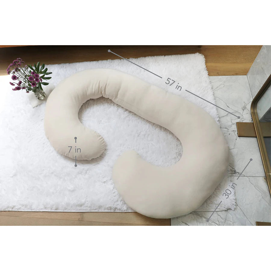 Pharmadoc C Shape Pillow with Organic Cover (Jersey Fabric)