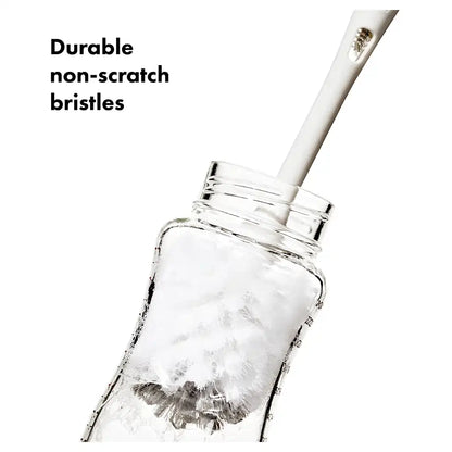 OXO Tot Bottle Brush With Detail Cleaner & Stand (Gray)