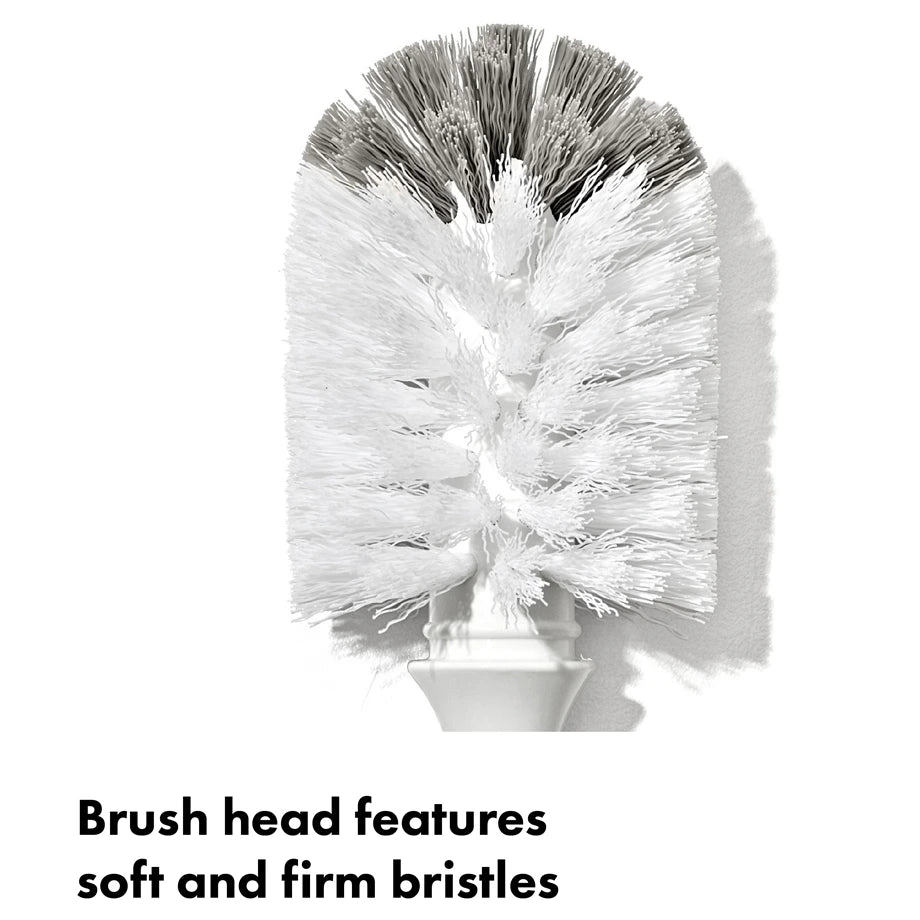 OXO Tot Bottle Brush With Detail Cleaner & Stand (Gray)