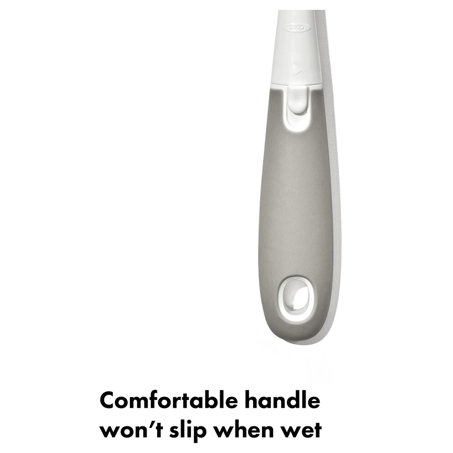OXO Tot Bottle Brush With Detail Cleaner & Stand (Gray)
