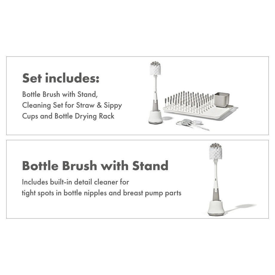 OXO TOT Bottle & Cup Cleaning Set (Gray)