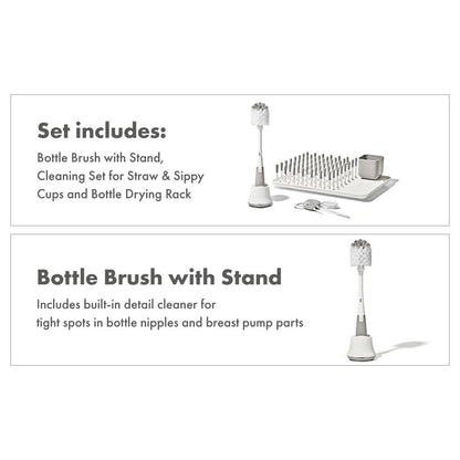 OXO TOT Bottle & Cup Cleaning Set (Gray)