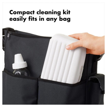 OXO TOT On the Go Drying Rack with Bottle Brush (Gray)