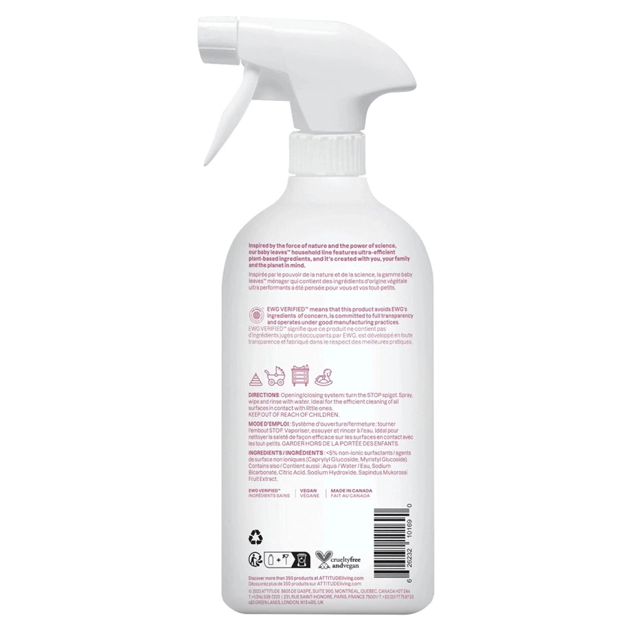 Attitude Little Ones Toy & Surface Cleaner (Fragrance Free) 800ml